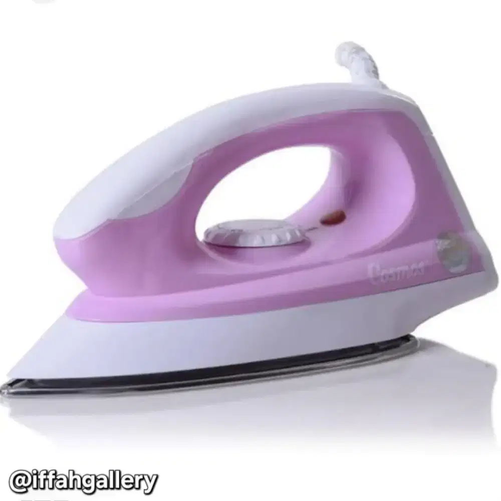 Setrika Cosmos Alas Stainless Anti Lengket Normal Siap Pakai