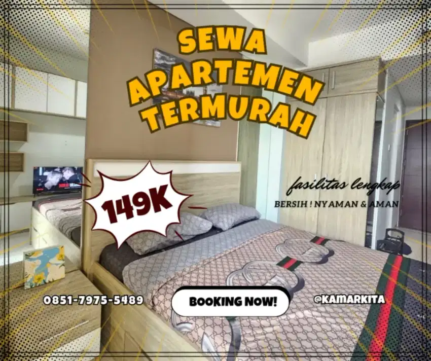 Sewa Apartemen Jakarta Selatan KALIBATA CITY Termurah Harian/Transit