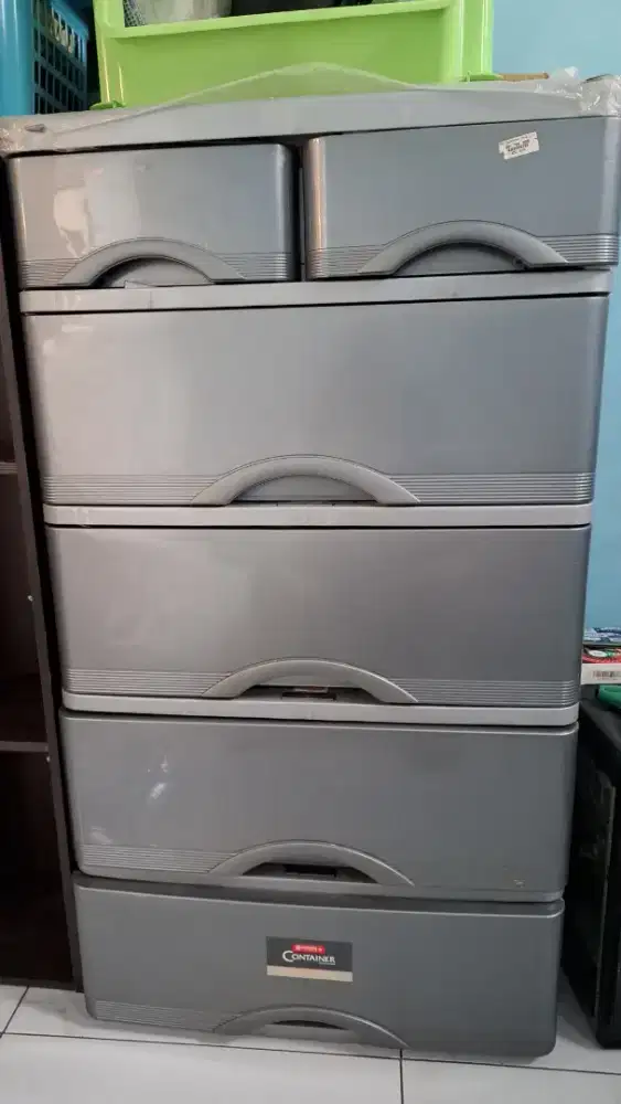 Lemari Plastik Storage Baju Mainan