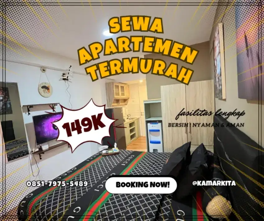 Sewa Apartemen Jakarta Timur Bassura city Harian Transit Termurah