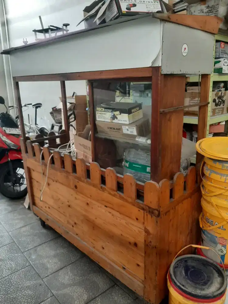 Gerobak Rombong cocok Penyetan Ayam Bebek Goreng