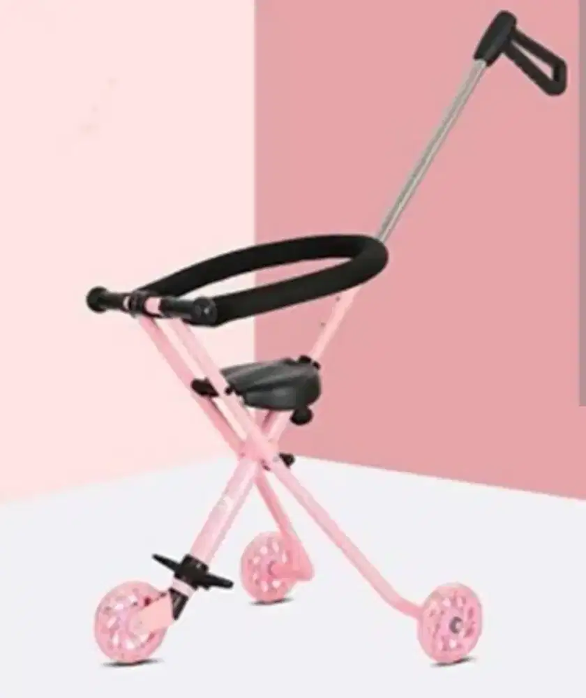 Stroller roda 3 lipat