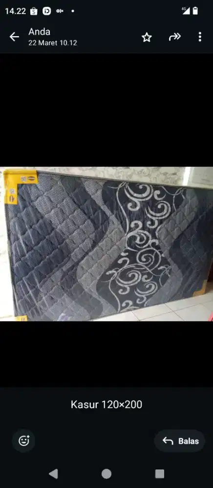 Jual spring bed uk 120×200
