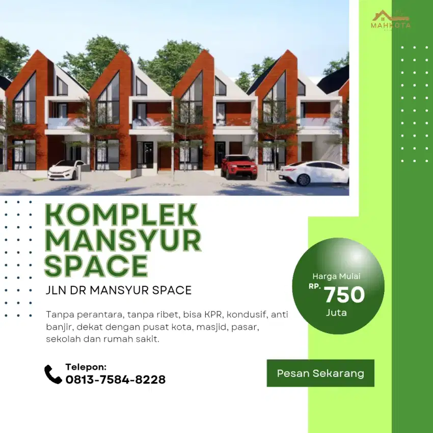 MANSYUR SPACE JLN SEI PADANG 2LANTAI