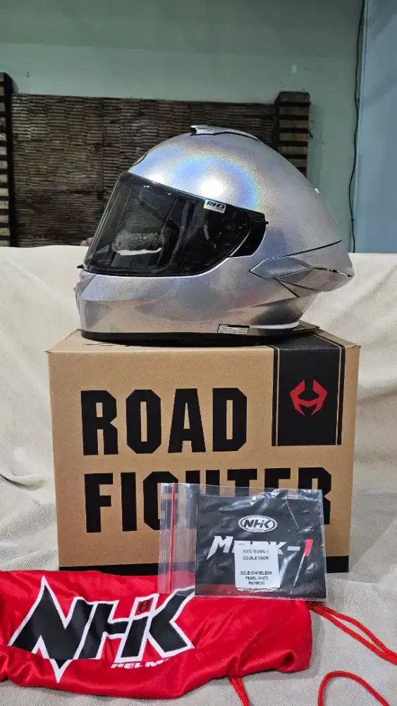 Helm nhk mark 1 full face double visor bukan kyt,ink,njs,alv,rsv