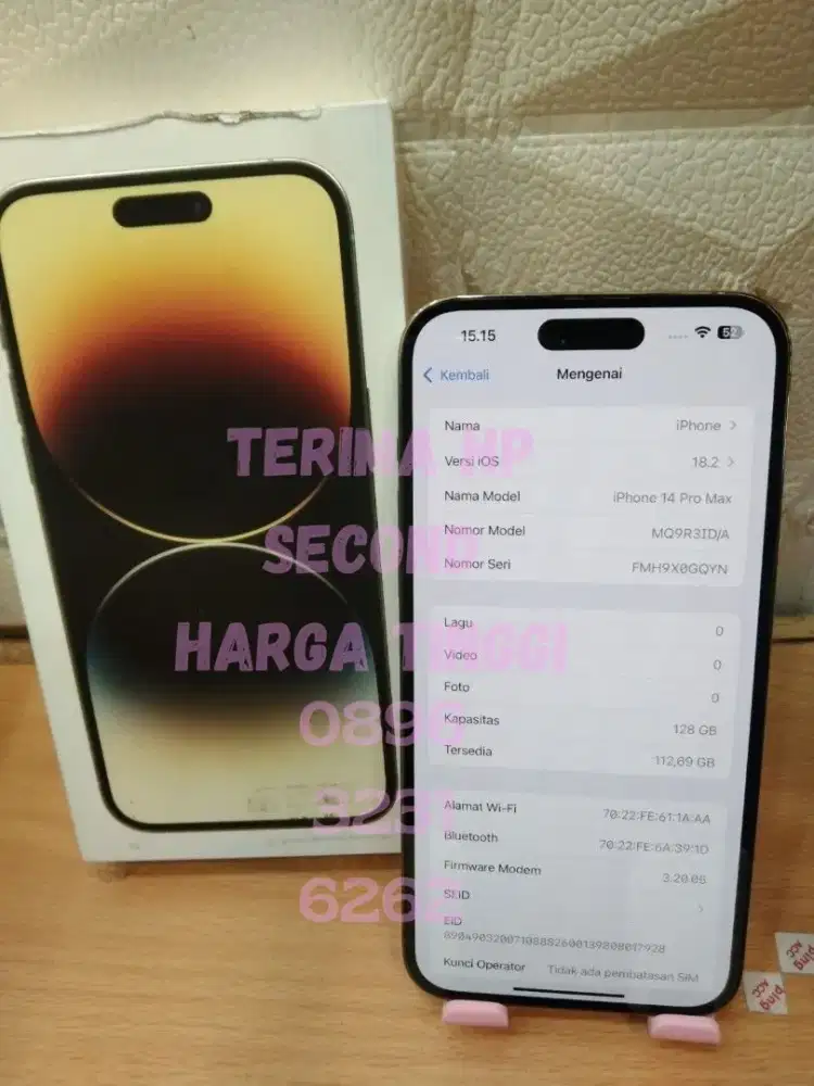 nyari iphone 14 pro max 256gb gold