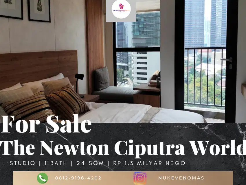 Dijual Apartement The Newton 2 Ciputra World Studio Furnished