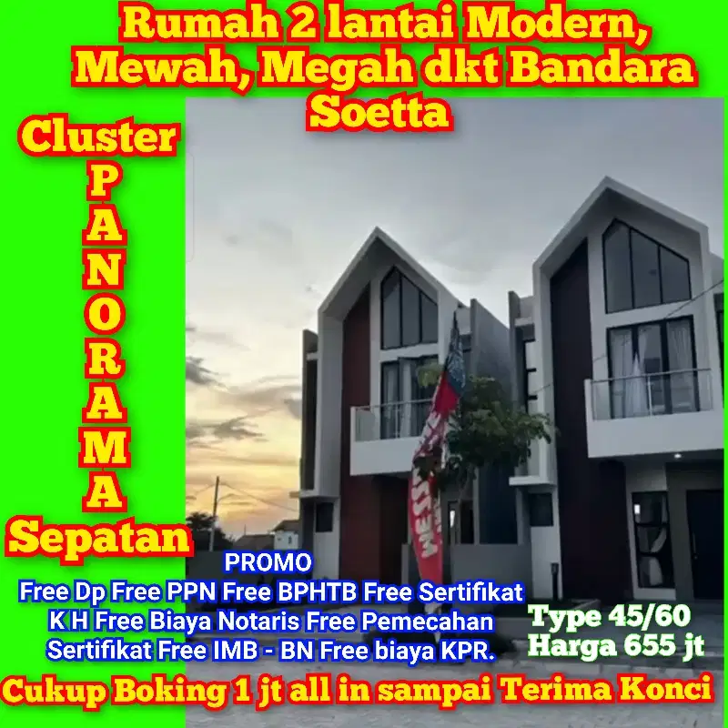 Miliki Rumah 2 Lantai Mewah all in 5 jt Sampai Terima Konci