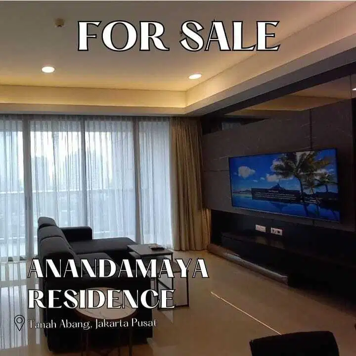 Dijual Apartemen Anandamaya Residence 3BR uk175m2 Furnished at Jakpus