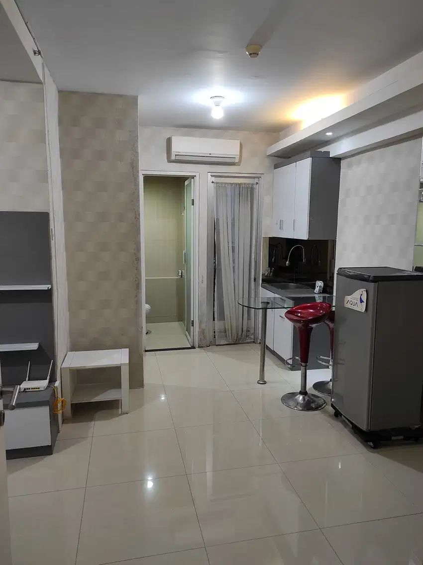 Sewa 1br view city apartemen green bay pluit jakarta utara baywalk mal