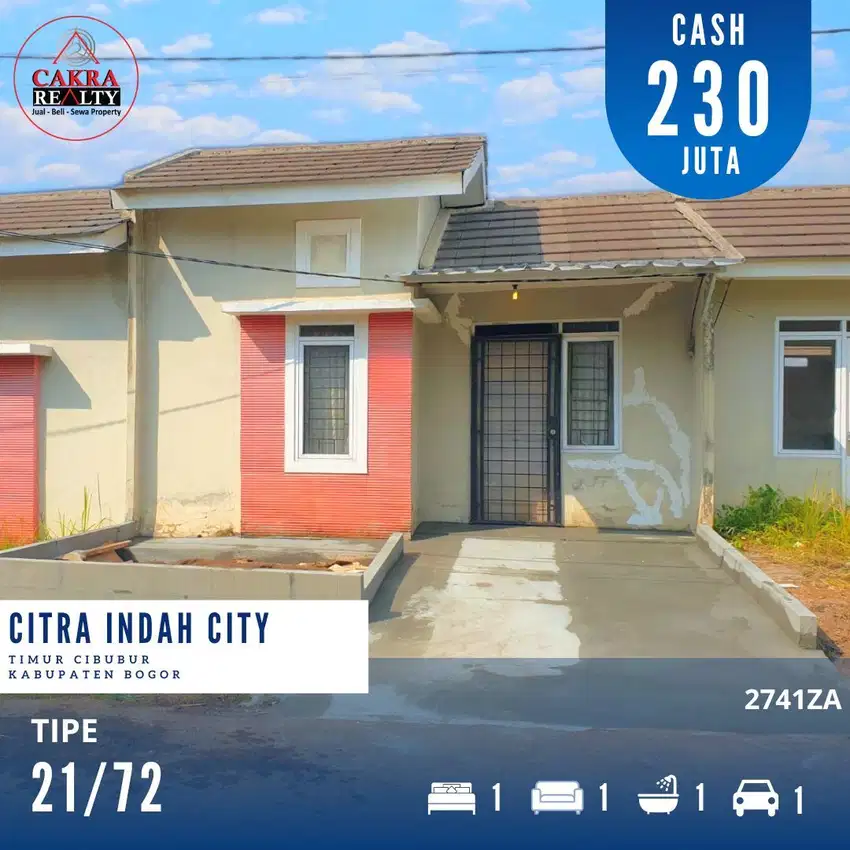 Dijual Rumah Murah Suasana Sejuk Harga Nego 2741ZA