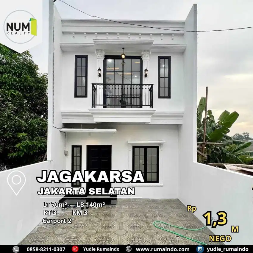 Rumah Non Cluster di Jagakarsa Jakarta Selatan