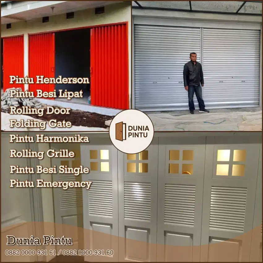 Terima Pasang & Servis Rolling Door Folding Gate Pintu Henderson Murah