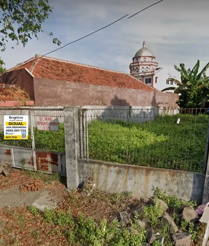 Jual Tanah strategis komersial area 0 jalan raya Bluru Sidoarjo