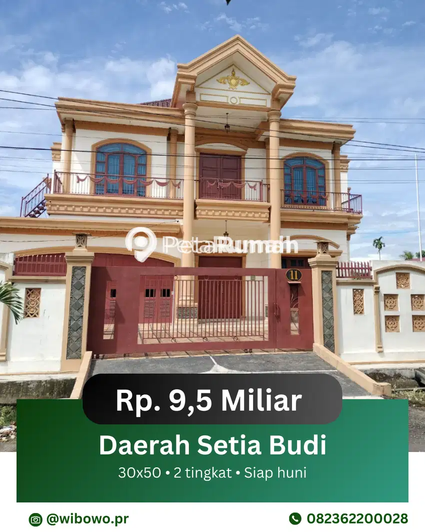 DIJUAL VILLA JALAN BUNGA TERATAI MEDAN SELAYANG