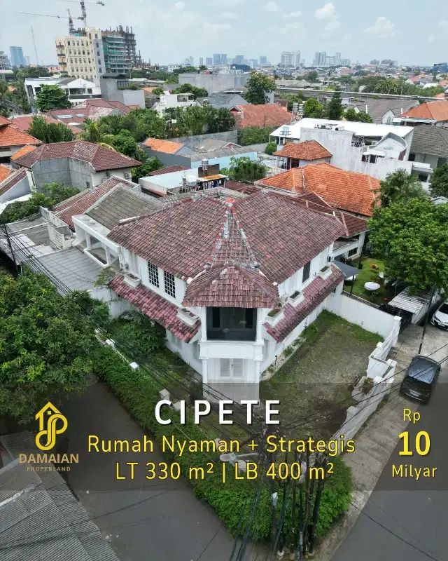 RUMAH STRATEGIS DI CIPETE SELATAN JAKSEL