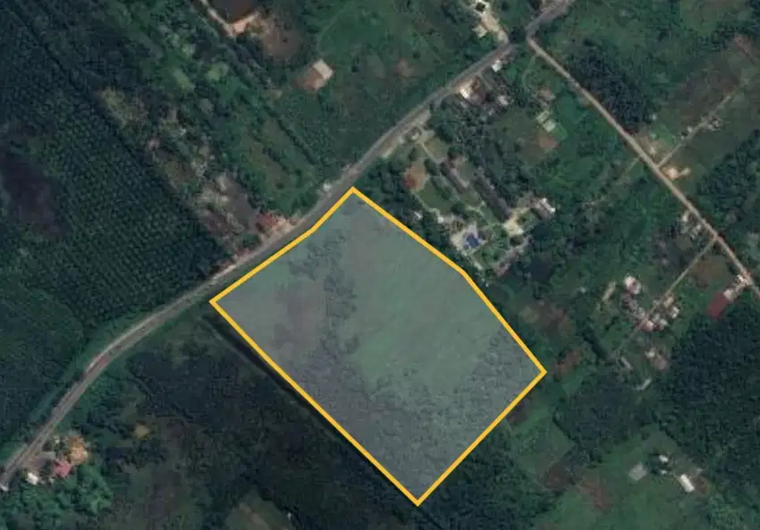 DIJUAL TANAH 5,6 HEKTAR PINGGIR JALAN NEGARA PALEMBANG – INDRALAYA