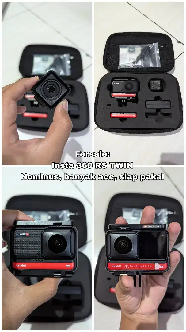 Action Cam Insta 360 ONE RS TWIN