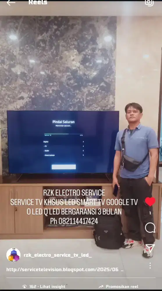 SERVICE TV LED PANGGILAN CEPAT  LG SAMSUNG SONY