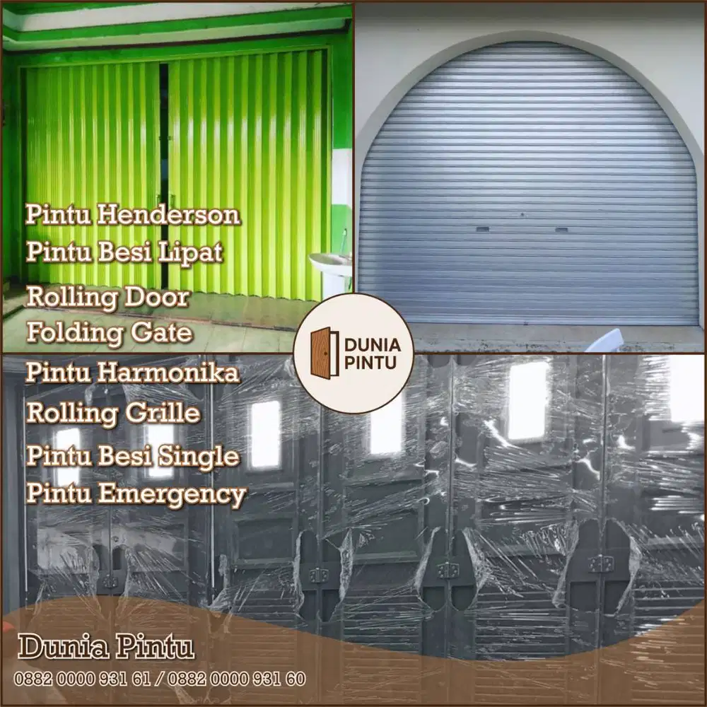 Spesialis Pintu Henderson, Rolling Door, Folding Gate Pasang & Servis
