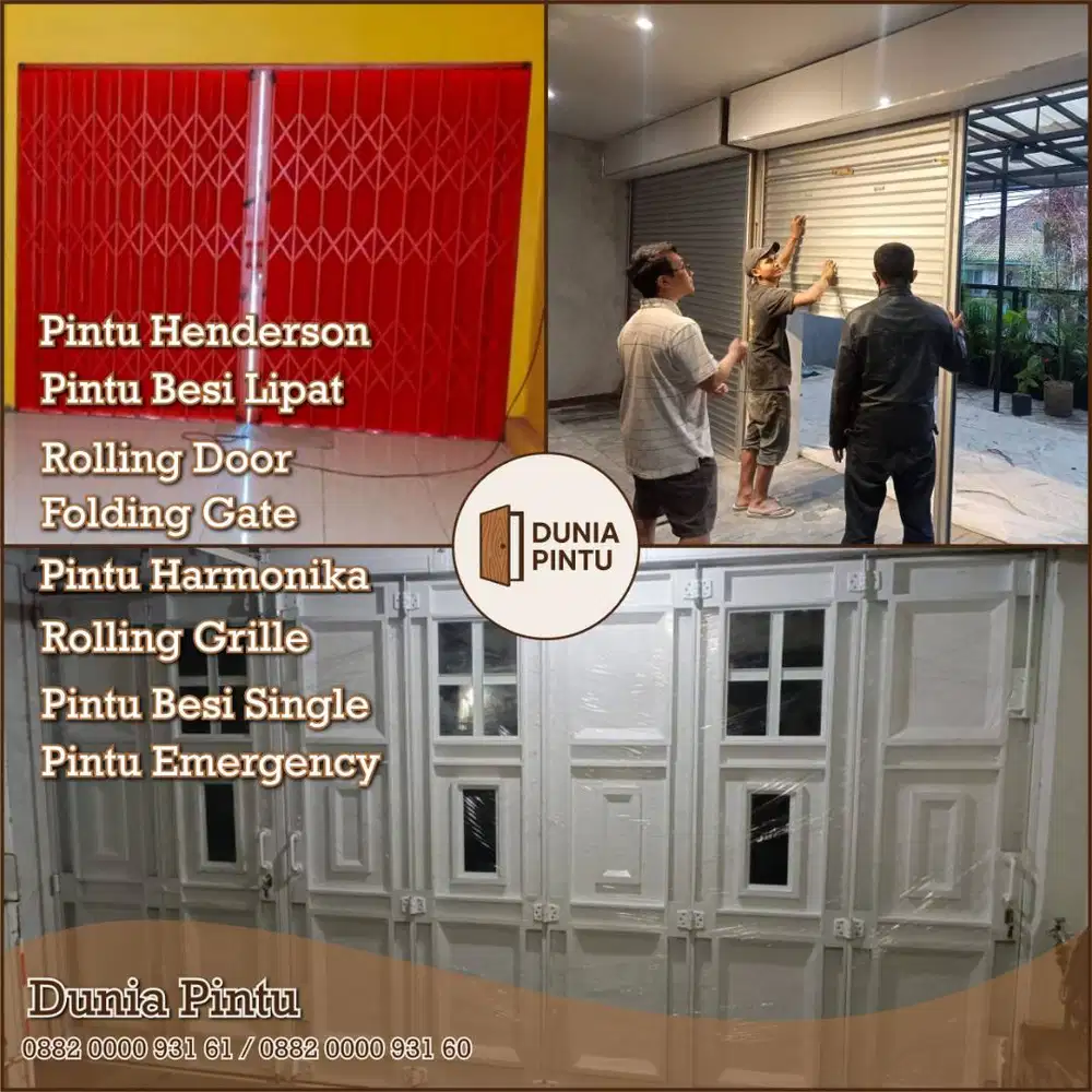 Toko Spesialis Rolling Door, Folding Gate & Pintu Henderson di Bandung