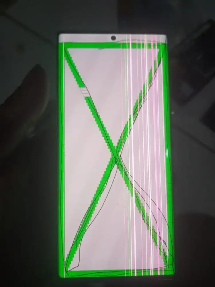 Samsung note 20 ultra.lcd minus garis seperti gambar lcd