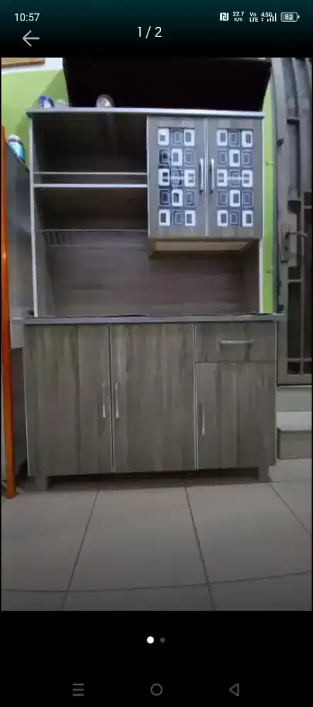 lemari sayur 3 pintu minimalis