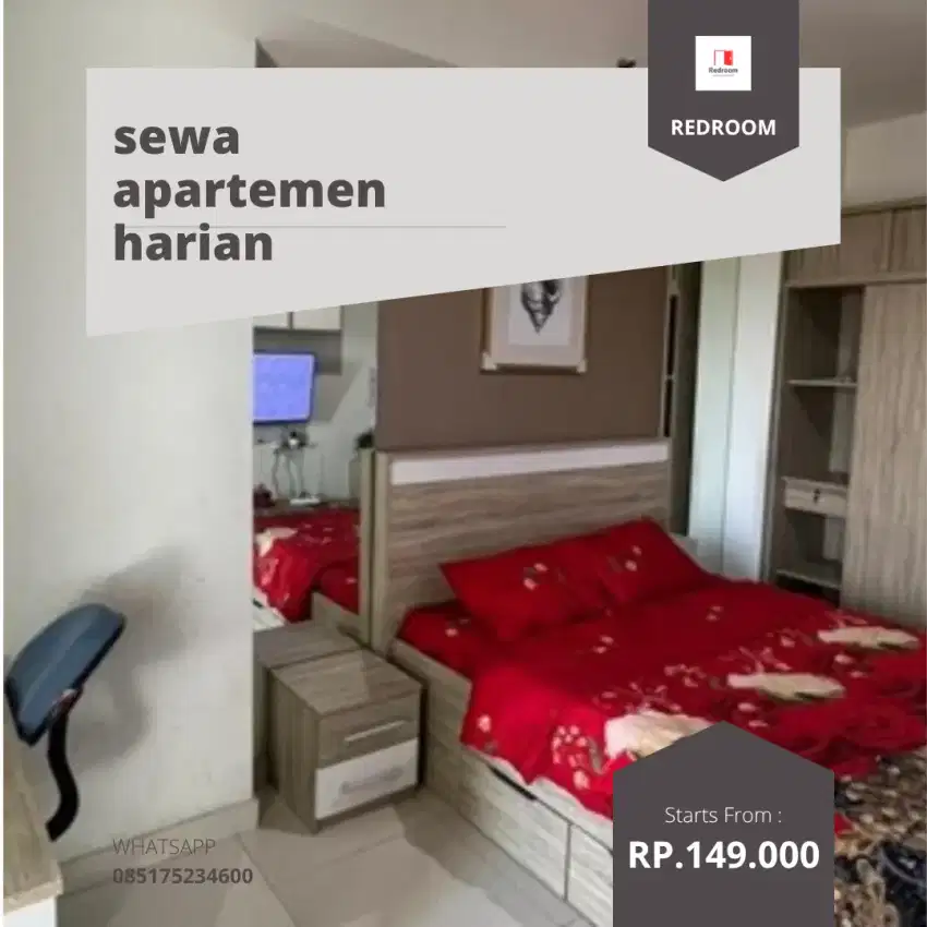 Sewa apartemen harian treepark serpong BSD Tangerang selatan