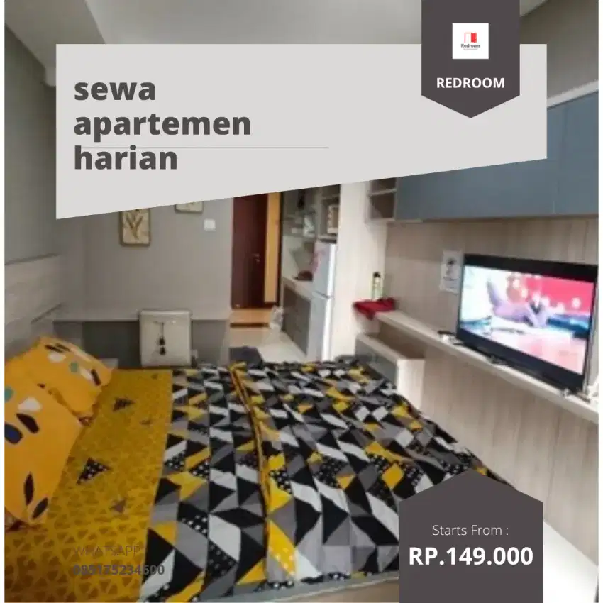 Sewa apartemen harian treepark city cikokol Tangerang kota