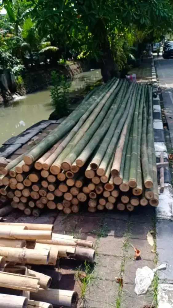 Jual kayu balok dan bambu perancah