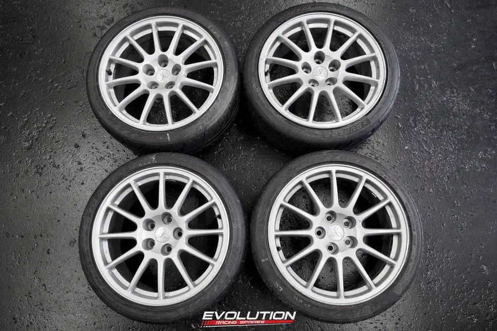 OEM EVO X Wheels 5x114.3 18 X 8.5 wide, ET 38 Wheels only