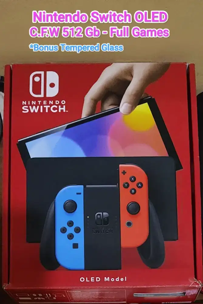 Nintendo Switch OLED Bundle - 512GB Full Games