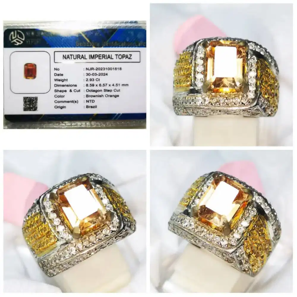 Natural Batu Imperial Topaz Top Quality
