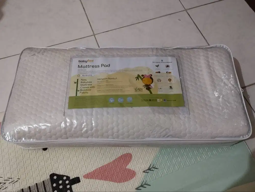 Mattras pad/bed kasur bayi 95x65 merk babybee