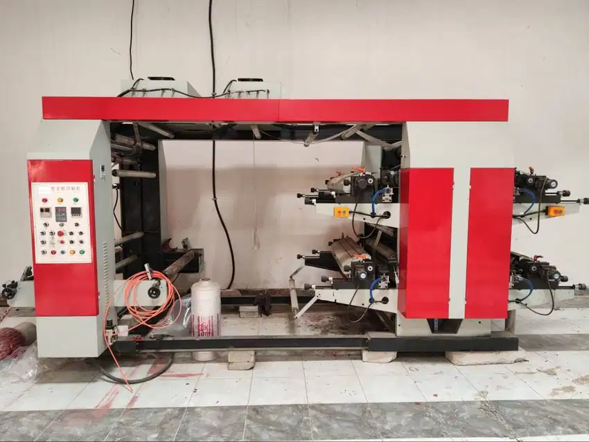 FOUR COLOUR FLEXOGRAPHIC PRINTING MACHINE