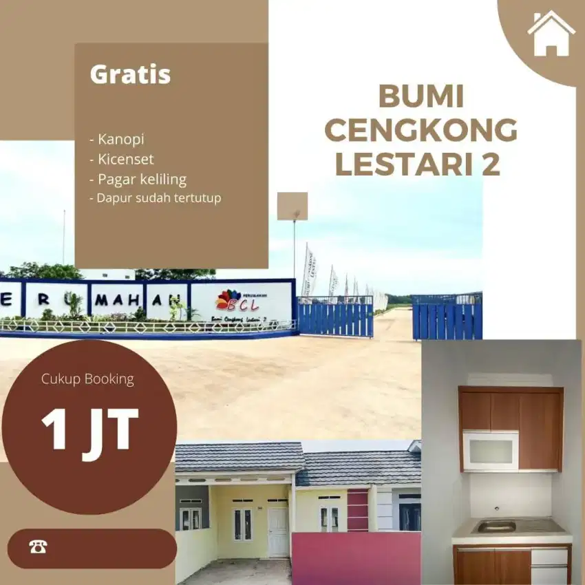 RUMAH SUBSIDI TANPA DP SIAP HUNI MINIM RENOVASI