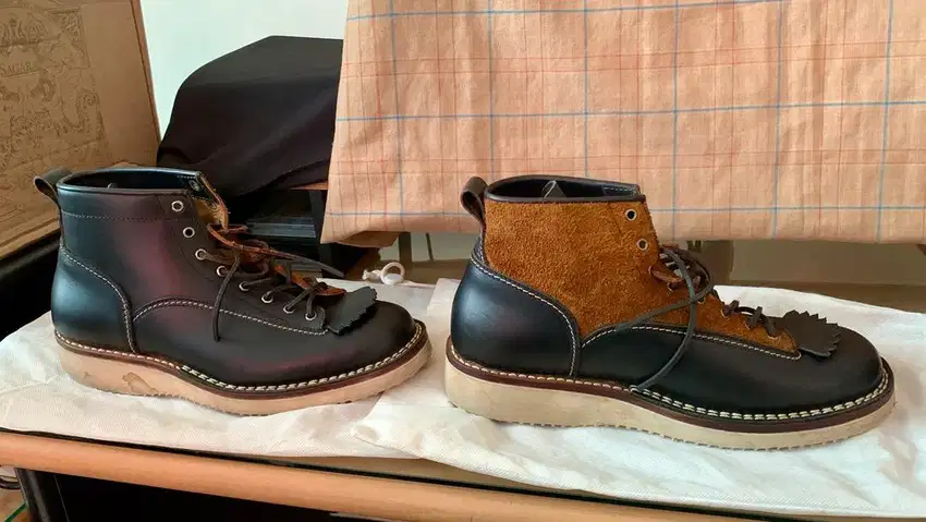 Sepatu Boots SAGARA VALIANT MTO MORGAN TAN RO X BLACK RU 40 D