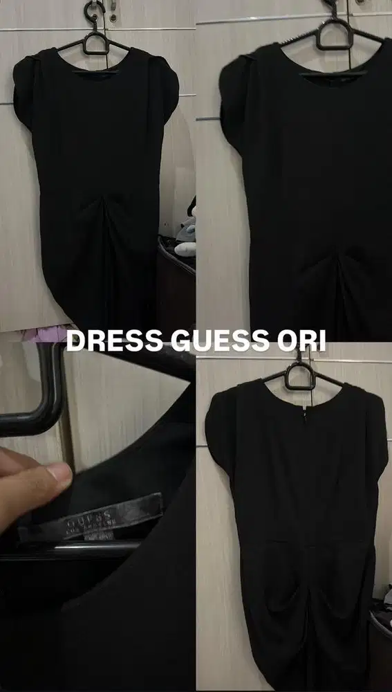 GUESS DRESS BLACK ORIGINAL