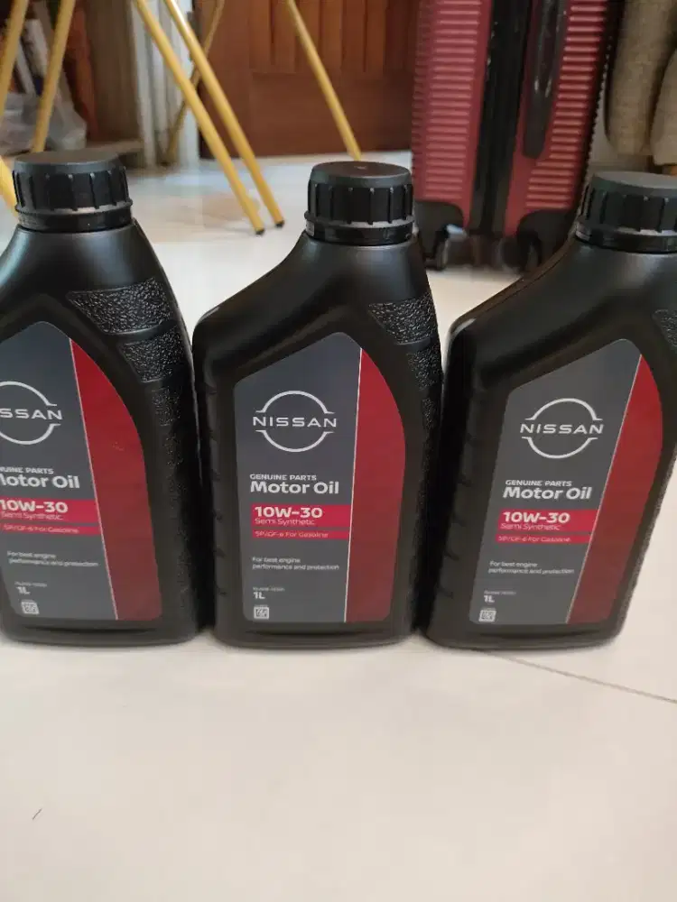 nissan genuine oil 10w30 oli mesin
