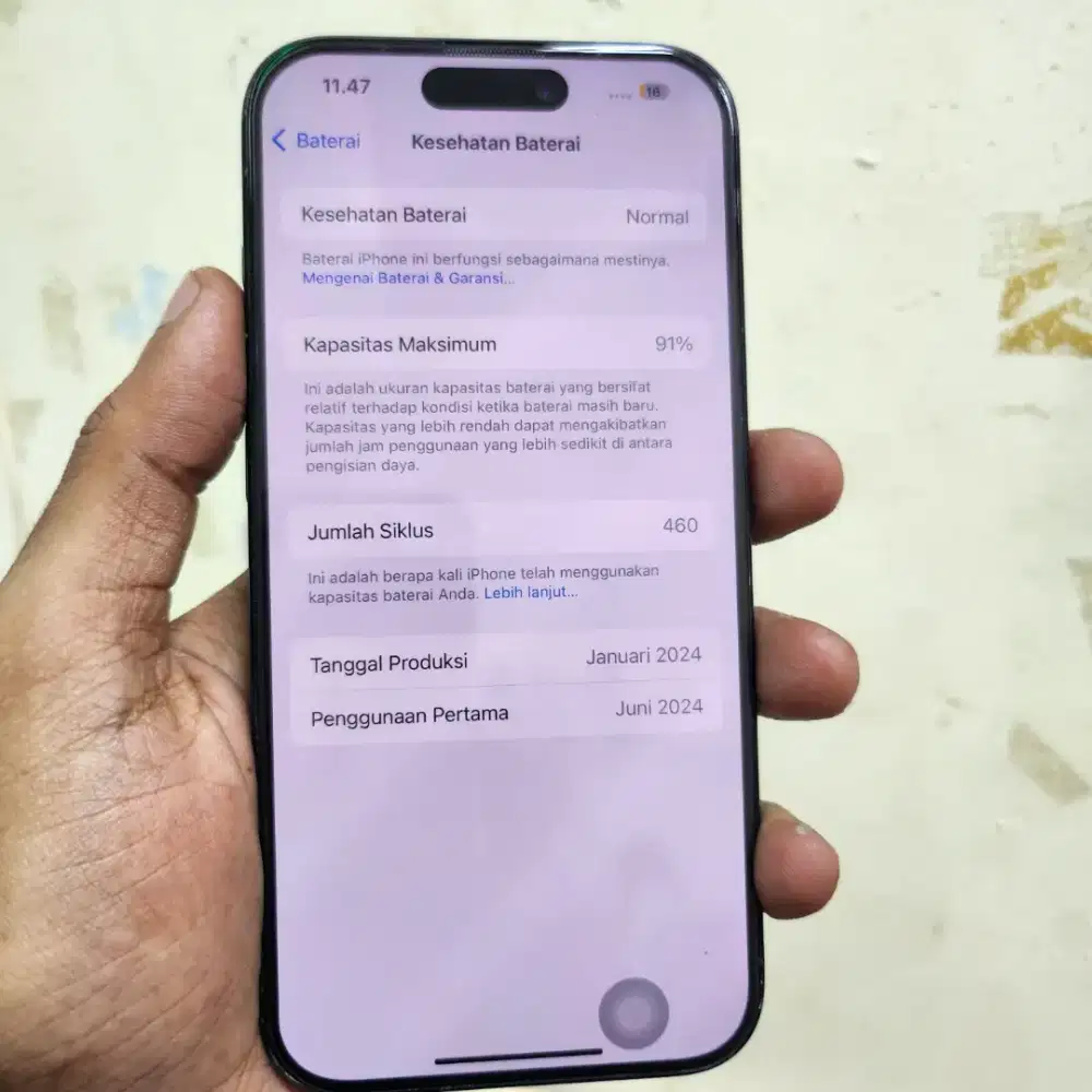 di cari siap beli iphone 15pro 128gb black titanium