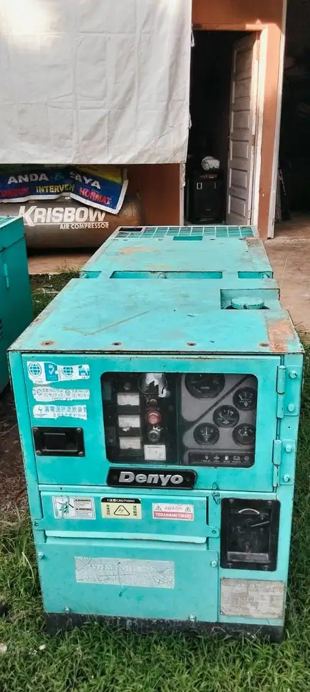 GENSET DENYO 25 KVA SILENT TYPE BUILT UP JAPAN (ORIGINAL)