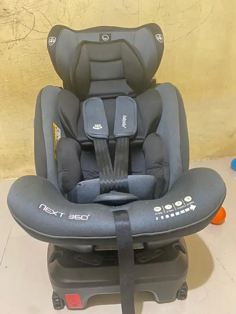 Jual carseat bekas babyelle tipe next dx 360 isofix