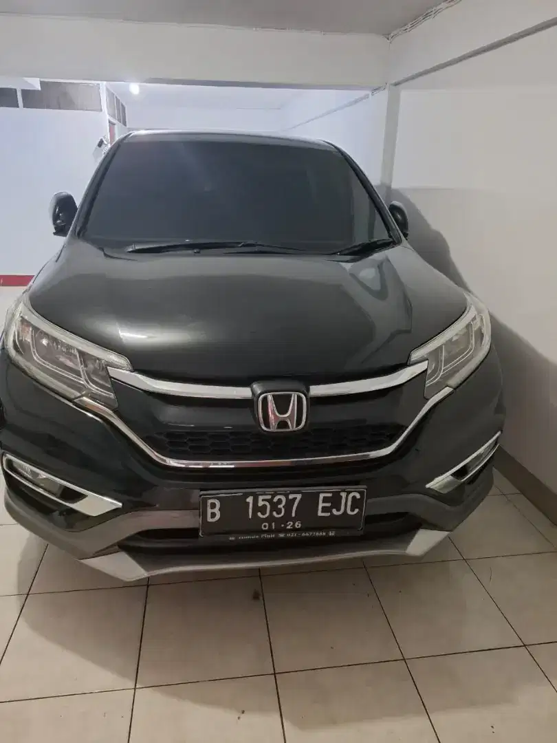 Jual CRV 2015 itam automatic komplit mulus