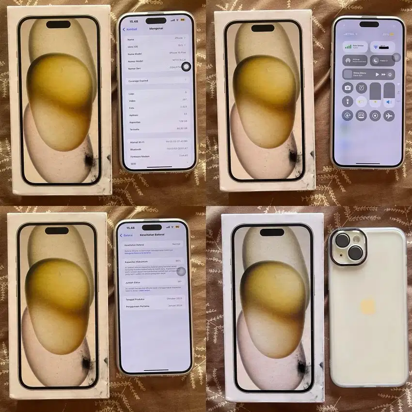 IPhone 15 Plus 128 simlock no minus tt bt android