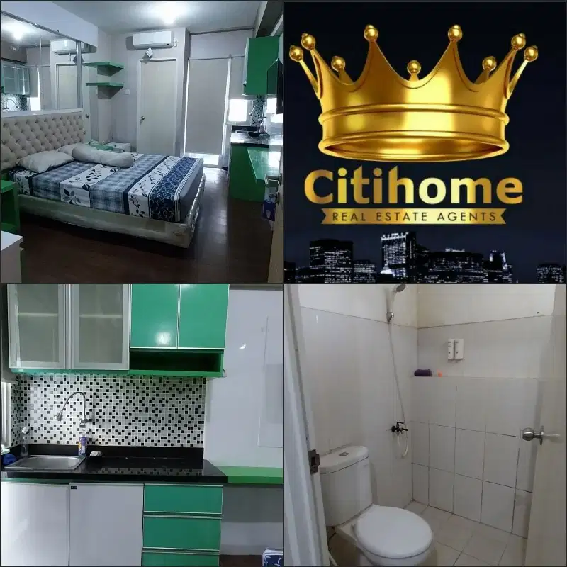 menyewakan apartemen educity 1br tahunan bycitihome