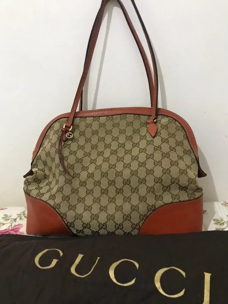 Preloved Gucci Bag 100 ori, jual karna BU