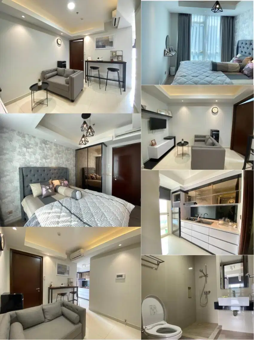 Disewakan apartemen the kensington kelapa gading 1 kamar full furnish