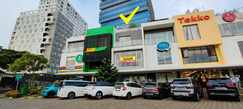 DIJUAL RUKO 4 LANTAI DENGAN 2 FASAD RUKO ALFRESCO INTERMARK BSD