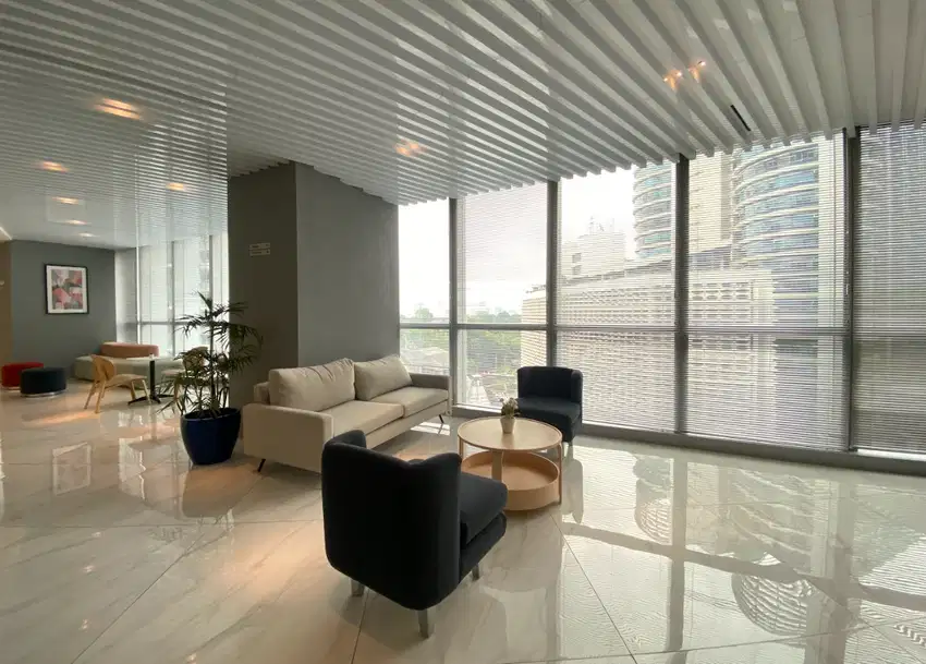 Sewa Kantor Furnished Siap Ditempati untuk 8 Pax di SCBD Sudirman