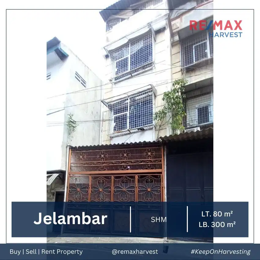 DIJUAL/DISEWA MURAH RUKO LOKASI STRATEGIS JELAMBAR JAKARTA BARAT